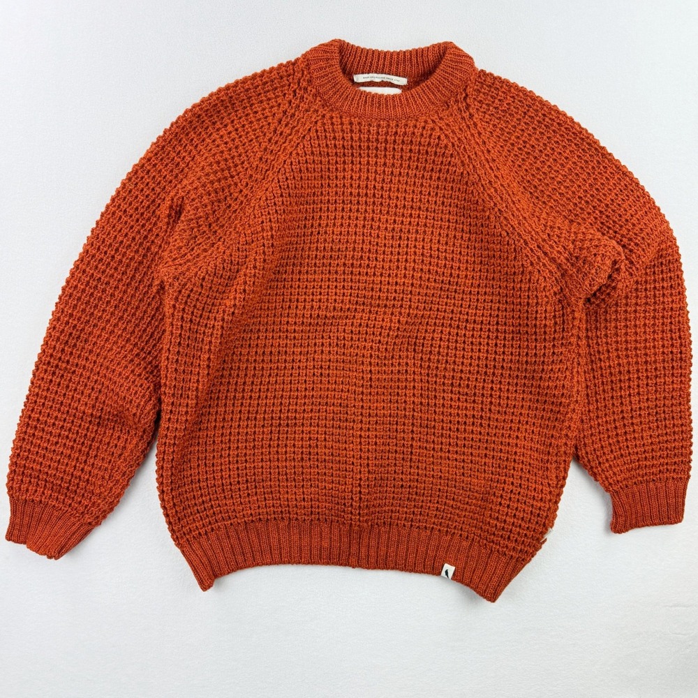 Cozy Orange Knit Sweater